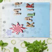 ハワイアンジンジャーブレッドCookieとキャンディ キッチンタオル (折り畳み)