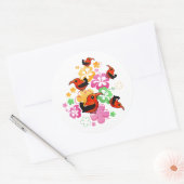 ハワイアンスタイルイウィー ラウンドシール (封筒)