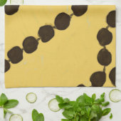 ハワイアンスタイルククイナットカスタムキッチンタオル キッチンタオル (折り畳み)