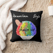 ハワイアンスタイルシェーブアイス装飾用クッション クッション (ブランケット)