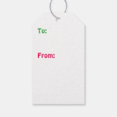 ハワイアンスタイルジンジャーブレッド挨拶 ギフトタグ (裏面)