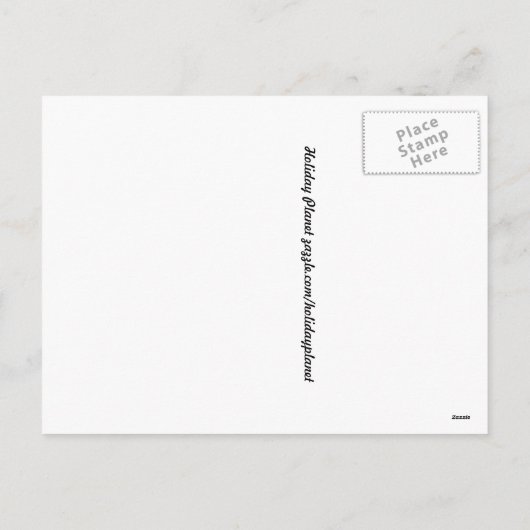 ハワイアンスタイルジンジャーブレッド挨拶 シーズンポストカード (裏面)