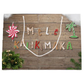 ハワイアンスタイルジンジャーブレッド挨拶 ラージペーパーバッグ (正面)