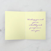 ハワイアンスタイルハッピーニューイヤーカード シーズンカード (内部)