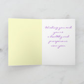 ハワイアンスタイルハッピーニューイヤーカード シーズンカード (内部)