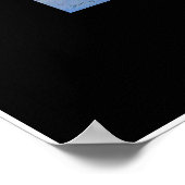 ハワイアンスタイルハンバックホエールフックアートプリント ポスター (角)