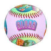 ハワイアンスタイル 野球ボール (裏面)