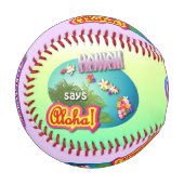 ハワイアンスタイル 野球ボール (正面左)