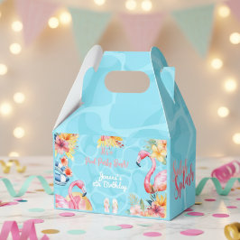 ハワイアンスプラッシュサマープール誕生日パーティー フェイバーボックス