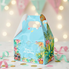 ハワイアンスプラッシュ夏プール誕生日バッシュ フェイバーボックス