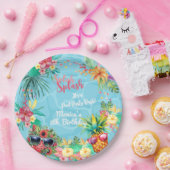 ハワイアンスプラッシュ夏プール誕生日バッシュ ペーパープレート (パーティー)