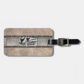 ハワイアンセーリングカヌー&ペトログリフ ラゲッジタグ (正面横)