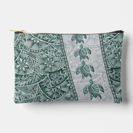 ハワイアンタパとホヌスモールポーチ アクセサリーポーチ