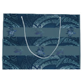 ハワイアンタパアンドホヌ抱き枕 ラージペーパーバッグ (裏面)