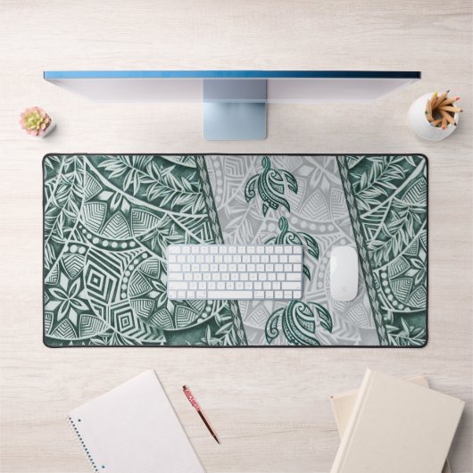 ハワイアンタパアンドホヌ デスクマット (オフィス1)