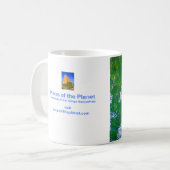 ハワイアンタートルマグ自然アート美しい コーヒーマグカップ (正面左)