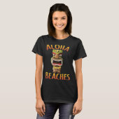 ハワイアンティキアロハビーチプン Tシャツ (正面フル)