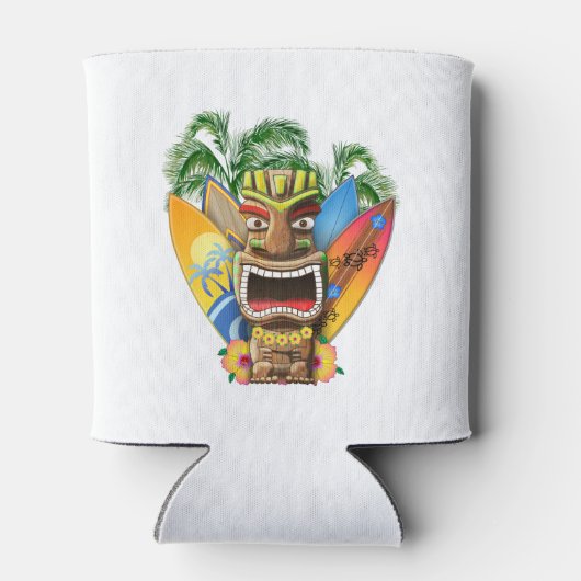 ハワイアンティキサーフィン 缶クーラー (裏面)