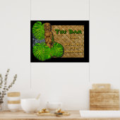 ハワイアンティキバーポスター ポスター (キッチン)