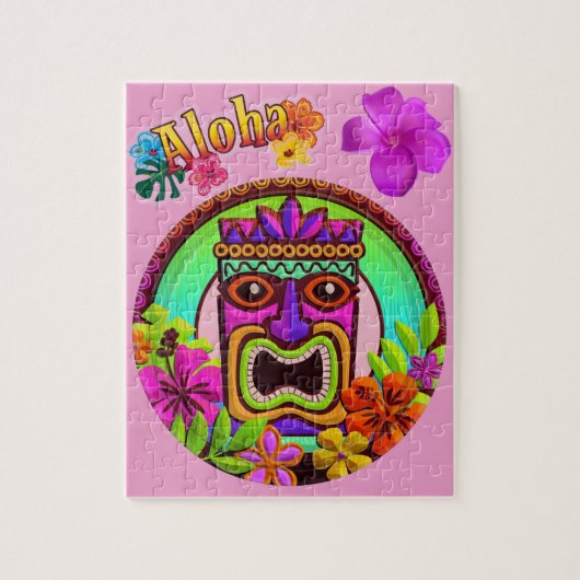 ハワイアンティキパズル ジグソーパズル (縦)