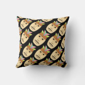 ハワイアンティキマスク クッション (裏面)