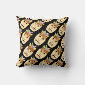 ハワイアンティキマスク クッション (正面)