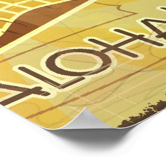 ハワイアンティキマスク ポスター (角)