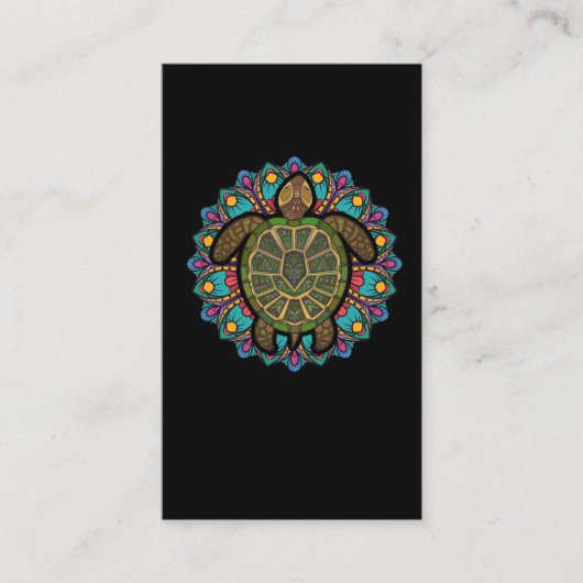 ハワイアントライバルシータートル 名刺 (正面)