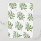 ハワイアントロピカルアイランドハイビスカス 箔シーズンカード (裏面)