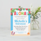 ハワイアントロピカルアロハリタイアメントパーティー 招待状 (スタンド正面)