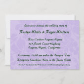 ハワイアントロピカルオーキッド招待状 招待状 (裏面)