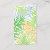 ハワイアントロピカルトゥーカンベビーシャワーブックリクエスト エンクロージャーカード (裏面)