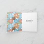 ハワイアントロピカルハイビスカスフラワーズサンキュー サンキューカード (内部)