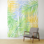 ハワイアントロピカルパーム葉パーティー背景 タペストリー (インサイチュ)
