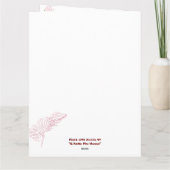 ハワイアントロピカルフラワーアレンジメント カード (裏面)