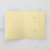 ハワイアントロピカルルアウ(ハワイ式宴会)パーティーアロハグリーティング カード (内部)