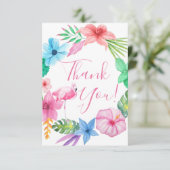 ハワイアントロピカル結婚リースの感謝していユーザ サンキューカード (スタンド正面)