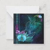 ハワイアンドリームズスクエアノートカード ノートカード (正面)