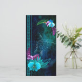 ハワイアンドリームズトールノートカード サンキューカード (スタンド正面)