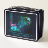 ハワイアンドリームズレトロ弁当箱 メタルランチボックス (裏面)