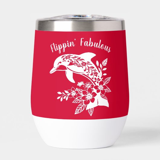 ハワイアンドルフィン – フリッピン'素晴らしいさくらんぼレッド (正面)