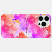 ハワイアンハイビスカスの花 - HAMbyWG Case-Mate iPhoneケース (裏面 (横))