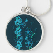 ハワイアンハイビスカスアイコン キーホルダー (正面)