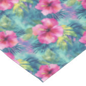 ハワイアンハイビスカスアンドシダ雨林 テーブルクロス (アングル)