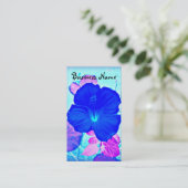 ハワイアンハイビスカスアート名刺 名刺 (スタンド正面)