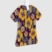 ハワイアンハイビスカスイエローオーナメント オーナメント (正面)