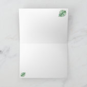 ハワイアンハイビスカスグリーティングカード カード (内部)