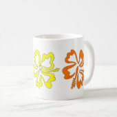 ハワイアンハイビスカストロピカルフラワーアイランド コーヒーマグカップ (正面右)