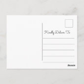 ハワイアンハイビスカストロピカルブライダルサンキュー ポストカード (裏面)