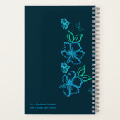 ハワイアンハイビスカスノート ノートブック (裏面)